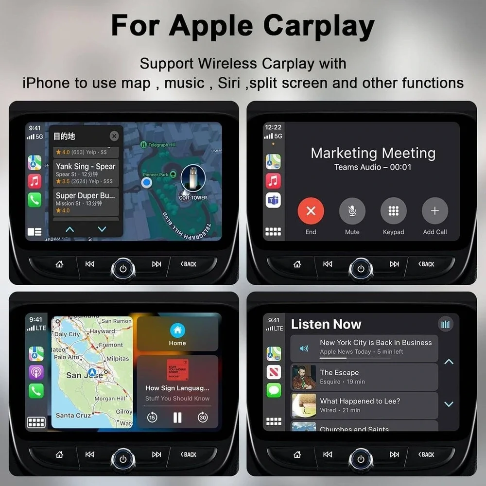 Wireless‎ CarPlay Adapter USB Dongle for Apple CarPlay Wired to Wireless